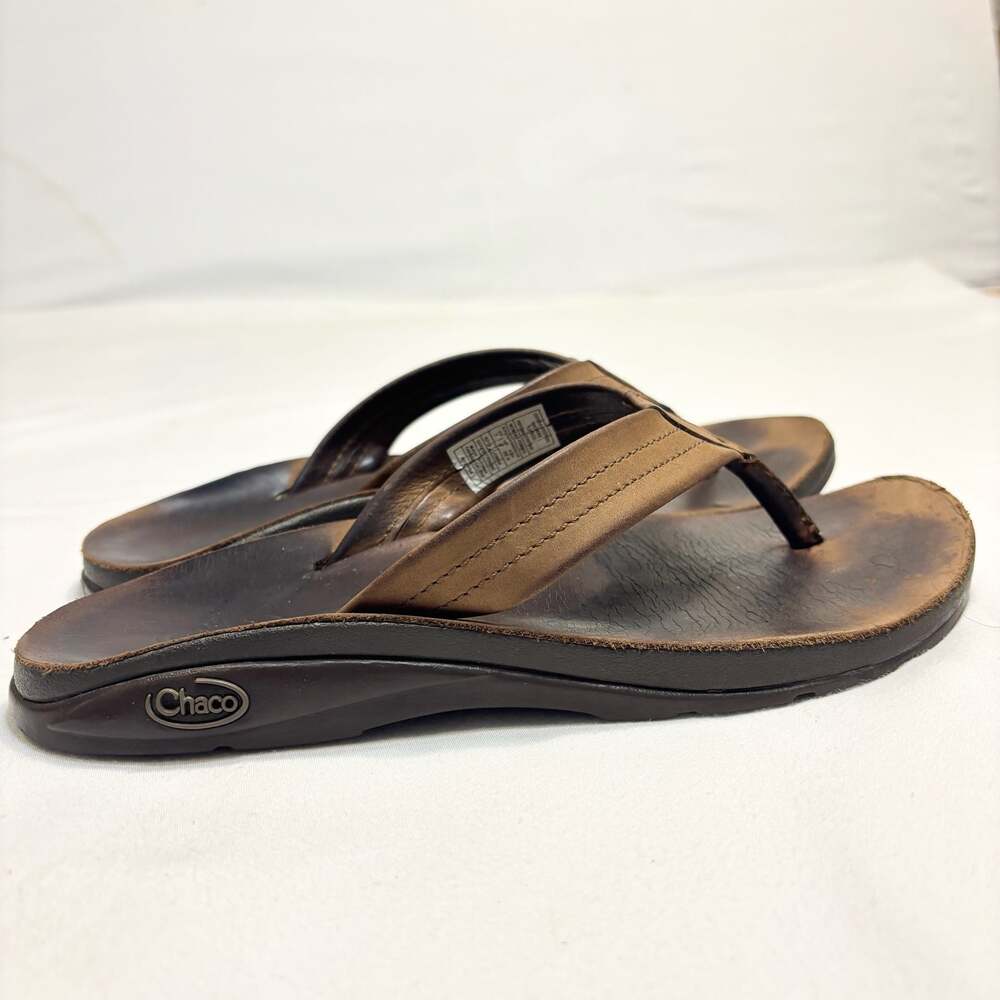 Chaco Leather Womens Thong Sandals size 7